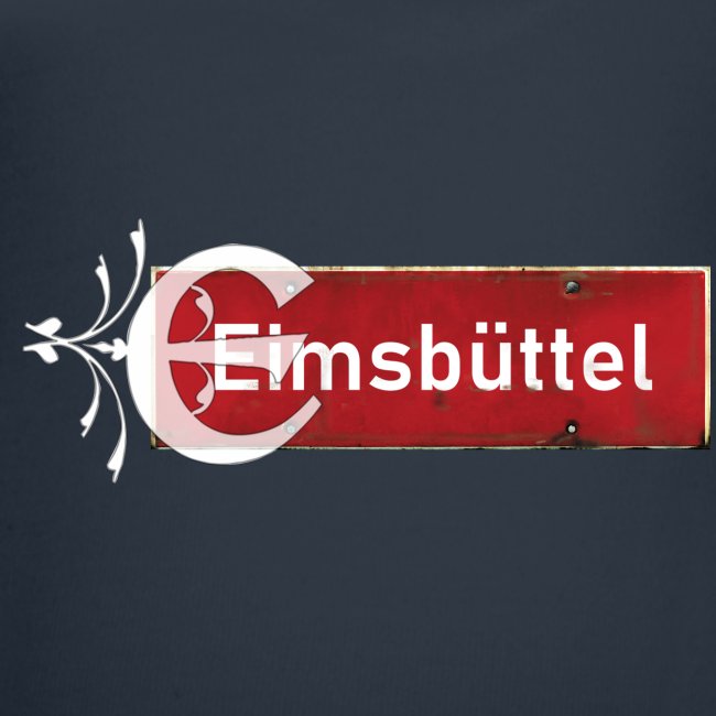 Hamburg- Eimsbüttel: Ortsschild mit Tattoo Initial