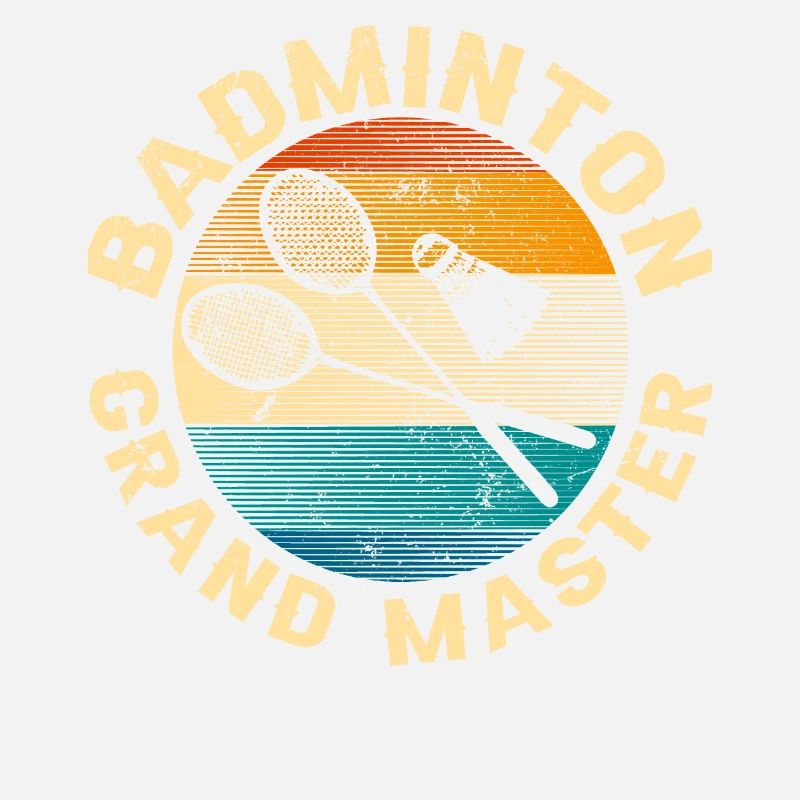 Cool Retro Crossing Rackets Badminton Grand Master