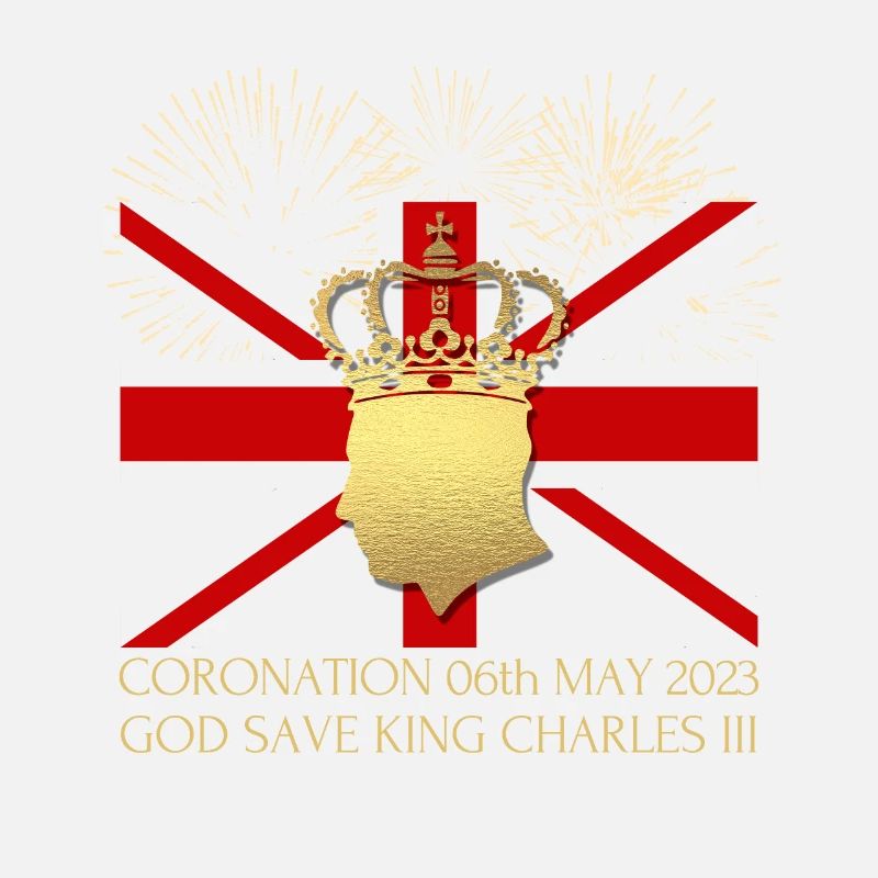 Couronnement du roi britannique Charles Angleterre Drapeau