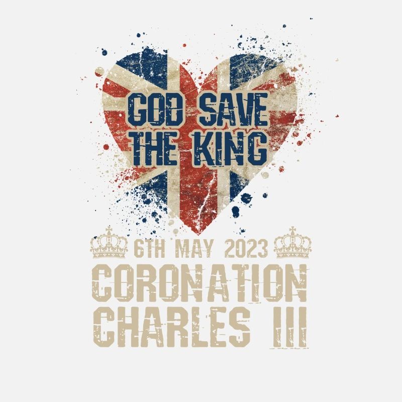 Couronnement du roi britannique Charles Angleterre Drapeau