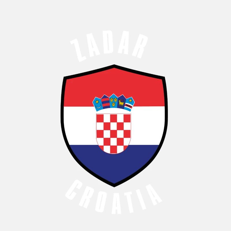 Kroatisches Schildflaggendesign