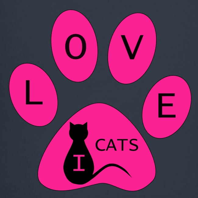 i love cats pink