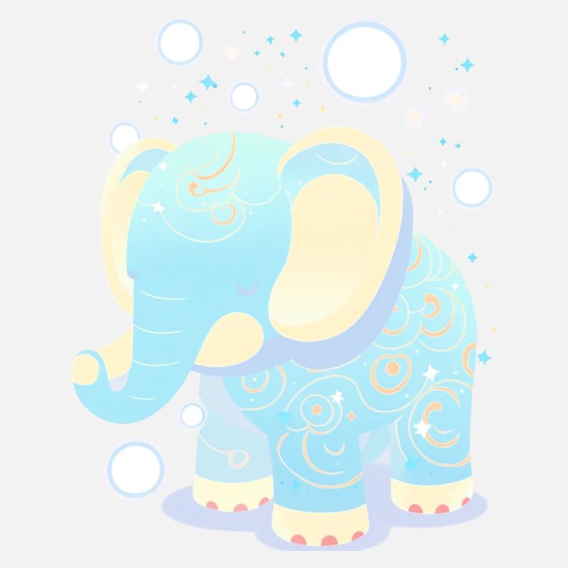 Le petit éléphant bleu