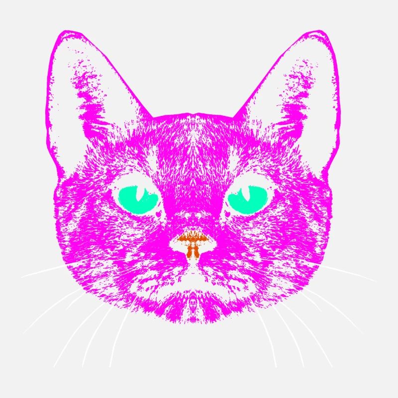 Cat / Head / Pink