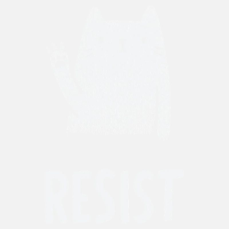 Illustration du chat blanc ondulant
