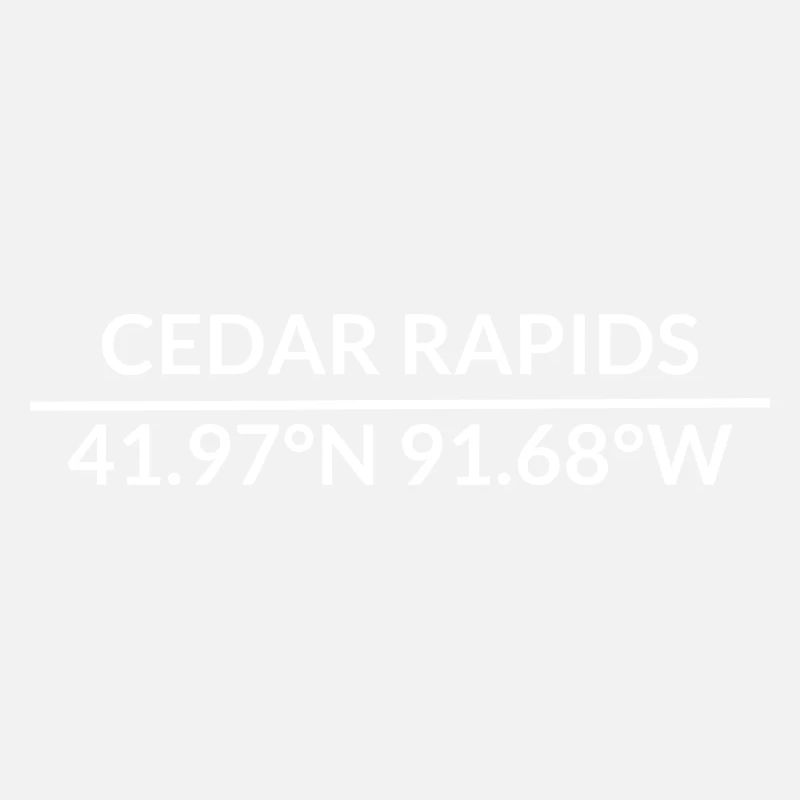 Cedar Rapids, Iowa, USA Coordinates