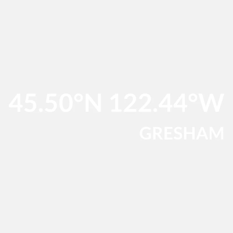 Coordonnées de Gresham, Oregon, États-Unis