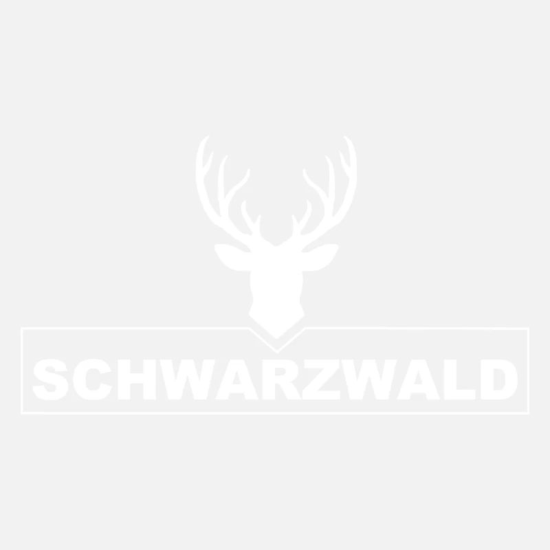 Schwarzwald Hirschkopf mit Schwarzwald schrift