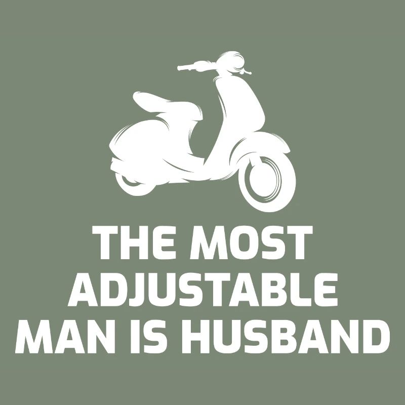 Roller Fahrer Roller Motorrad Ehemann Ehefrau