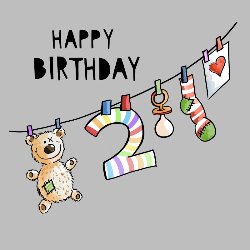Happy Birthday - Second Birthday - Two years