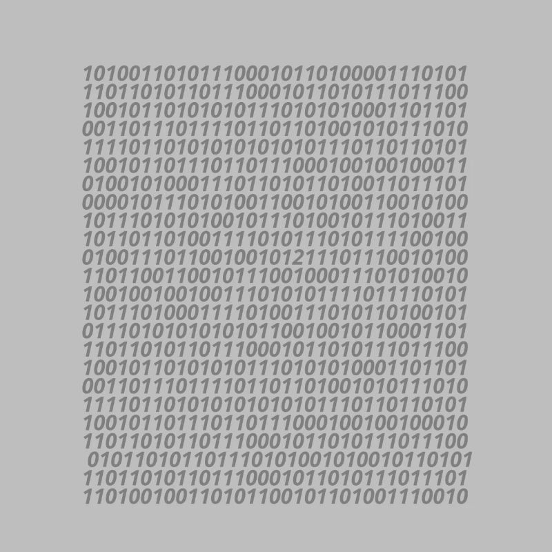 Binary code logo