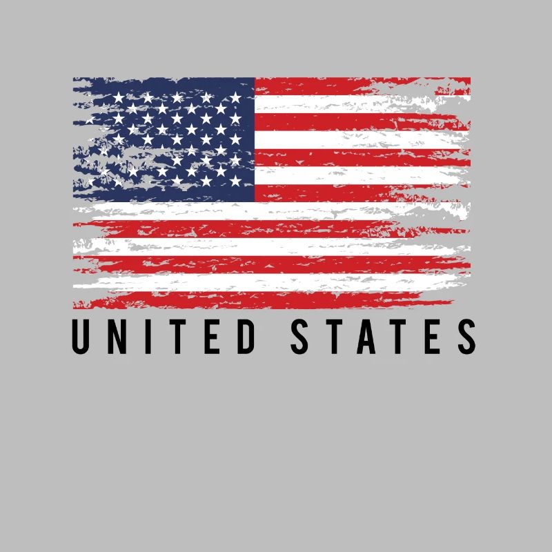 Drapeau Américain Distress