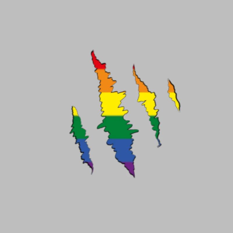 Rainbow Claw Scratch Trace