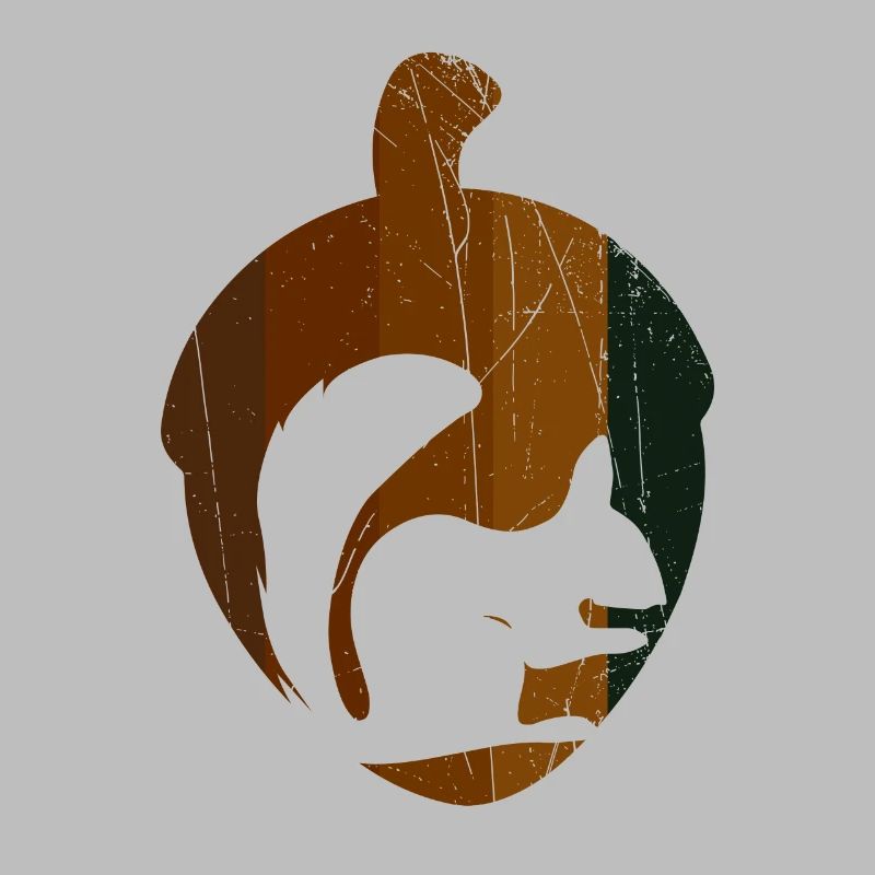 Squirrel hazelnut - design