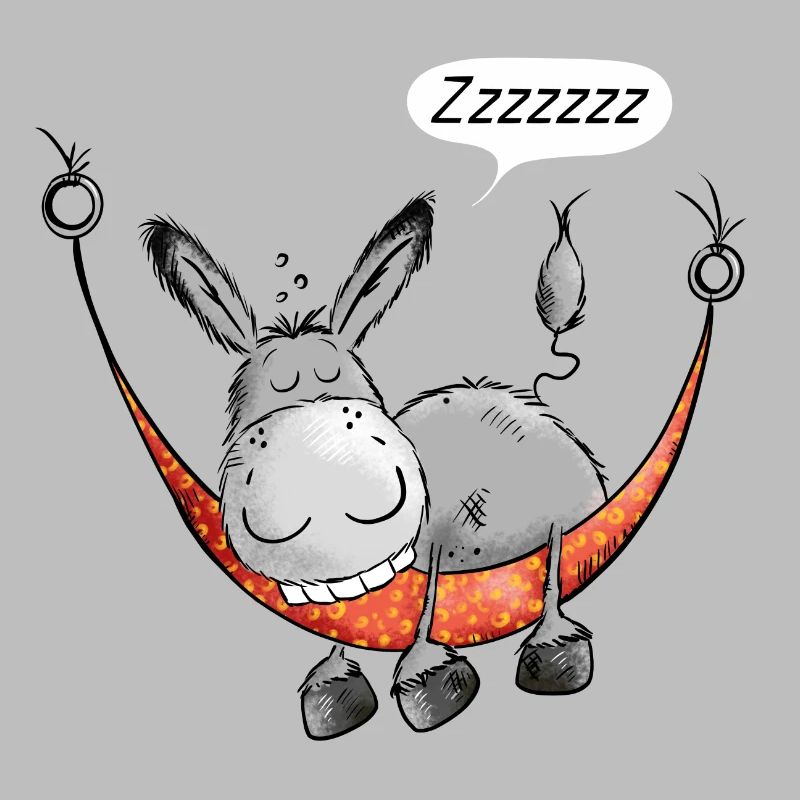 Sleeping Donkey - Âne - Comique - Dessin animé