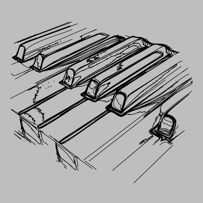 Piano keys