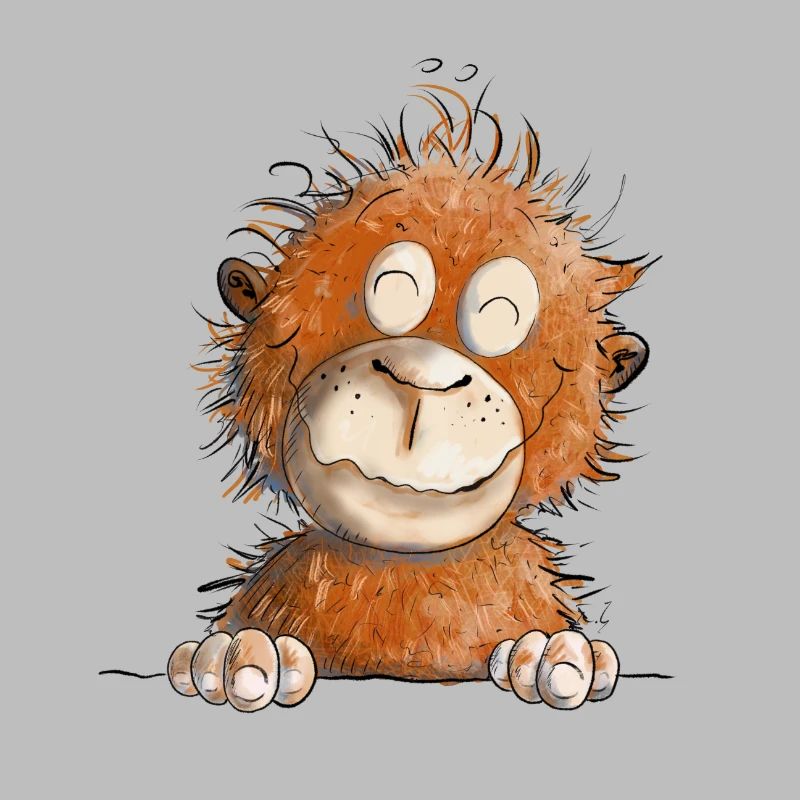 Drôle de singe I bébé singe I orang utan bébé