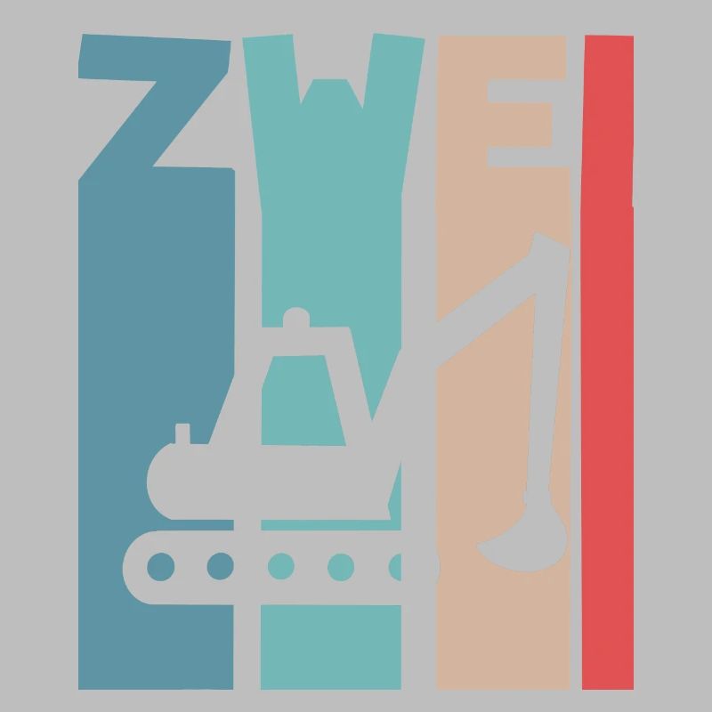 2. Geburtstag Kinder Bagger