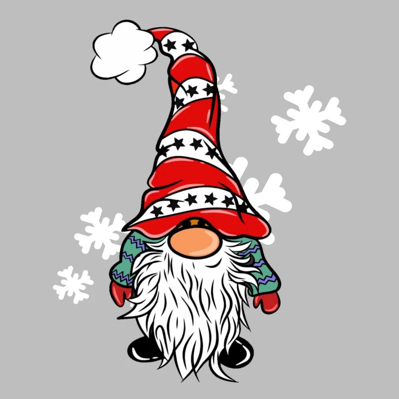 Elfes de Noël avec des flocons de neige