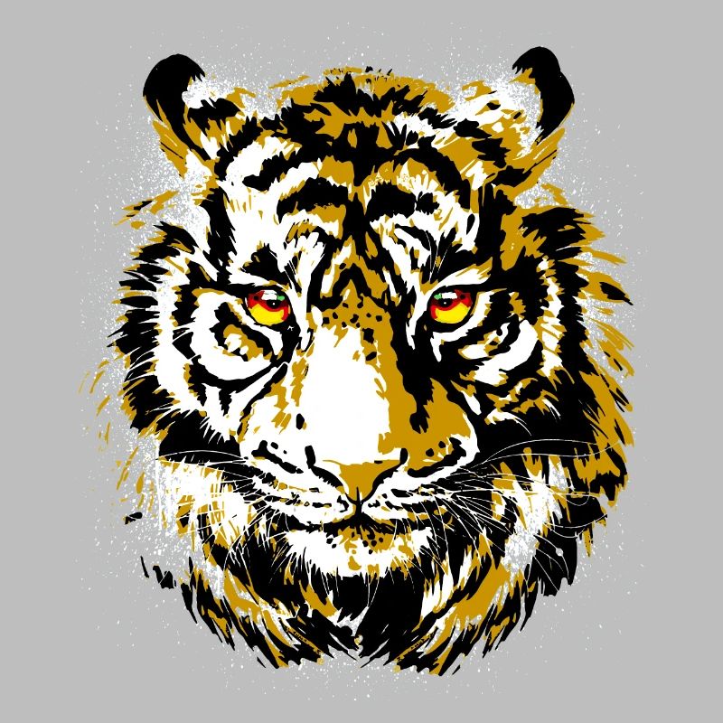 Realistic Tiger Drawing | Tiger Illustration