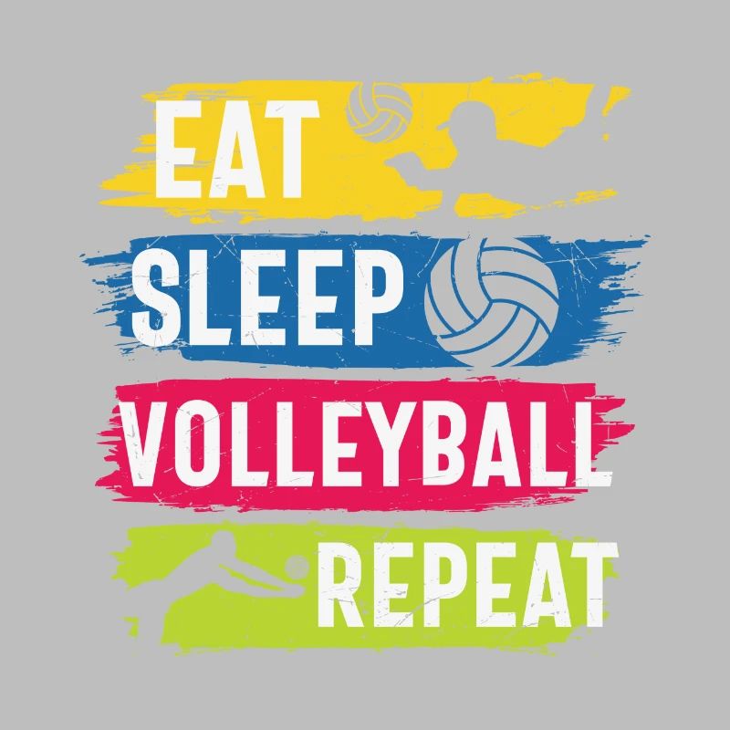 Manger dormir Volley-ball Répéter