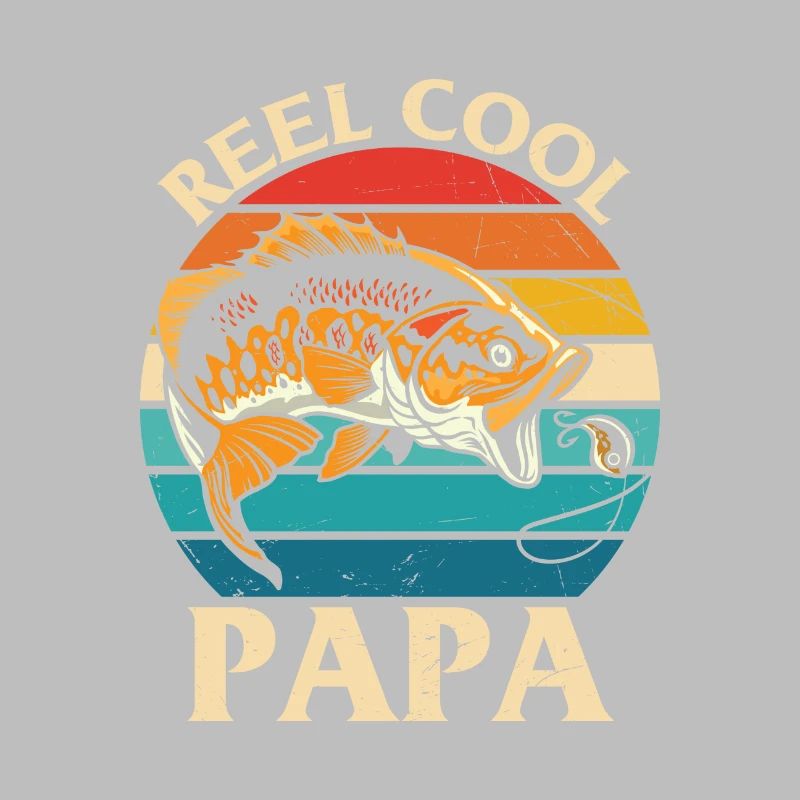 Citation de pêche Moulinet Cool Papa Conception de pêche