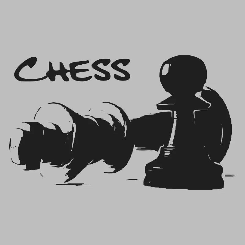 Pion d’échecs et roi