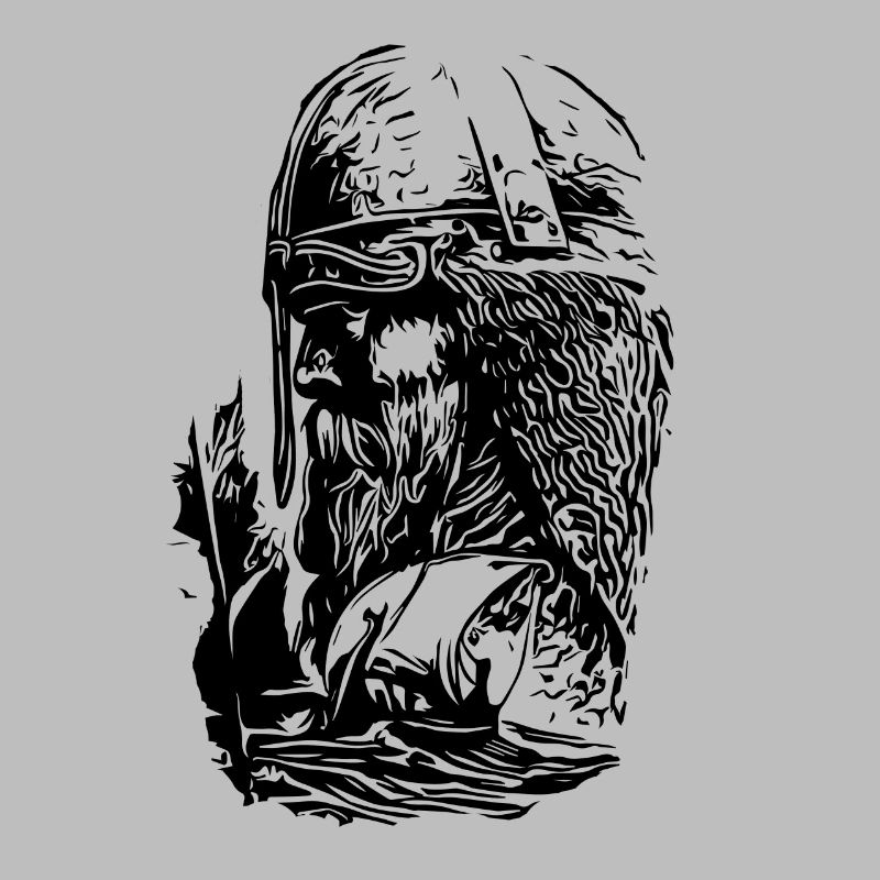 Vikings with ship