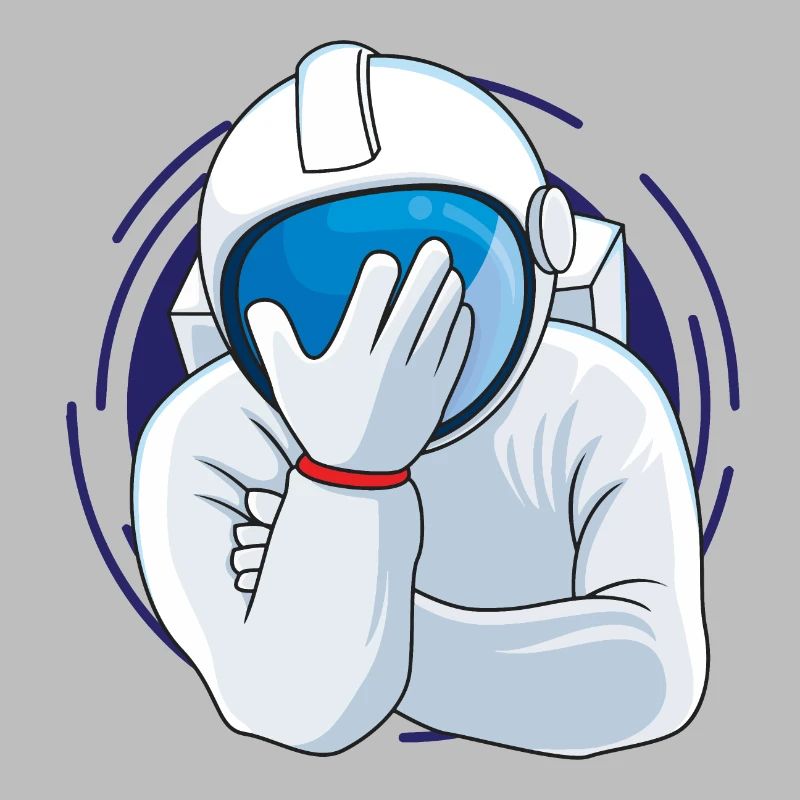 Facepalm Astronaute
