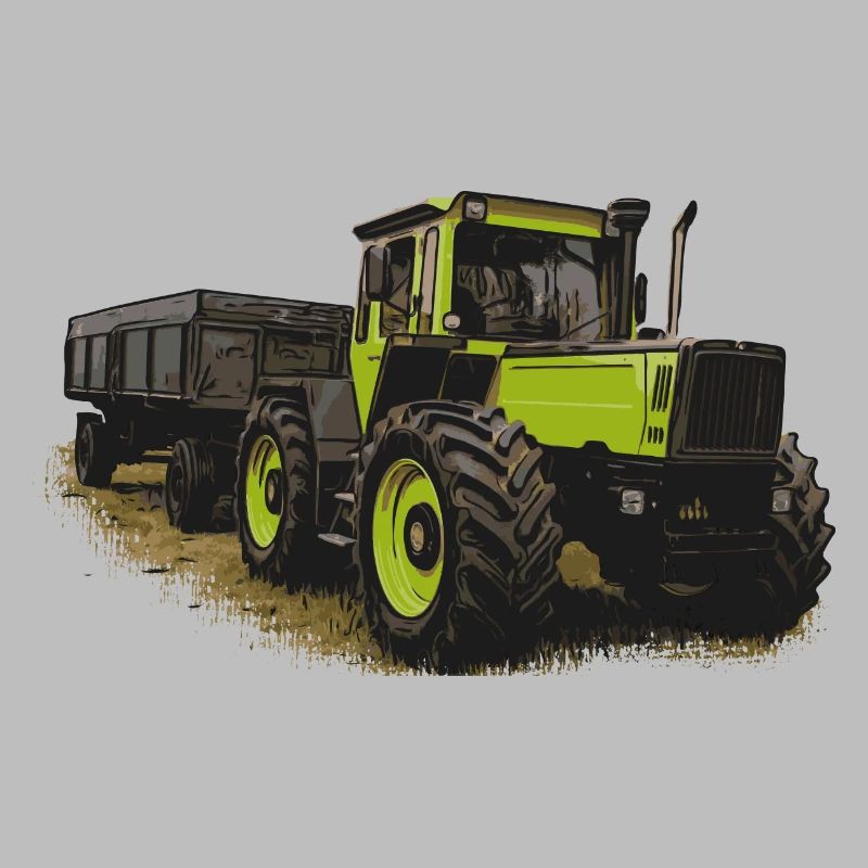 MB trac 1600 turbo avec remorque