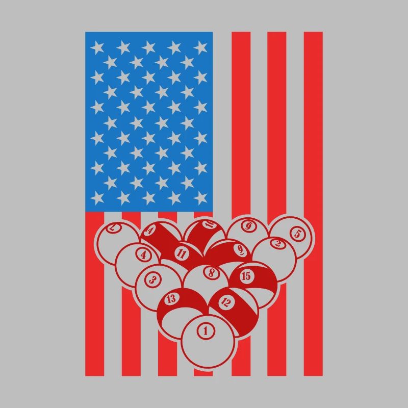 Drapeau de Billards USA
