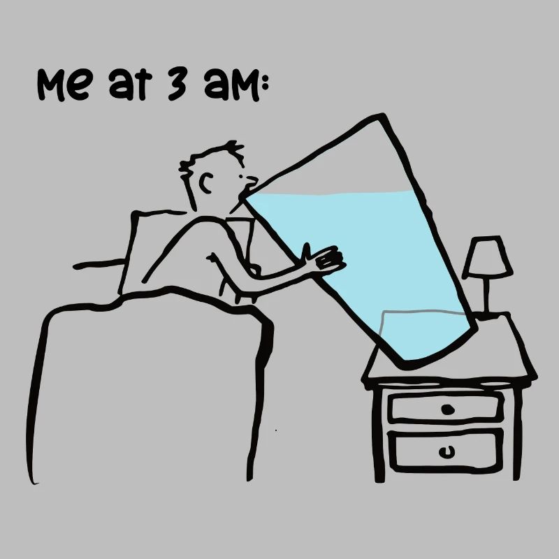 Moi à trois heures du soir!