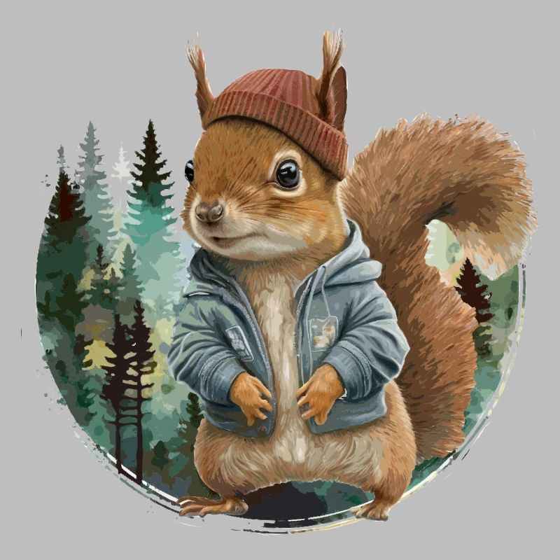 Écureuil mignon