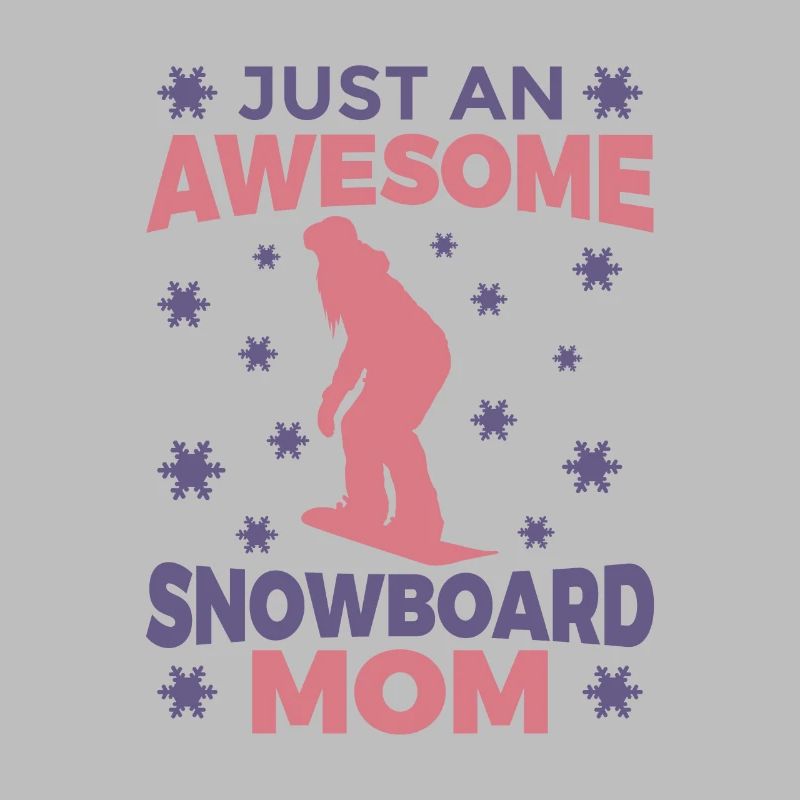 Maman de snowboard