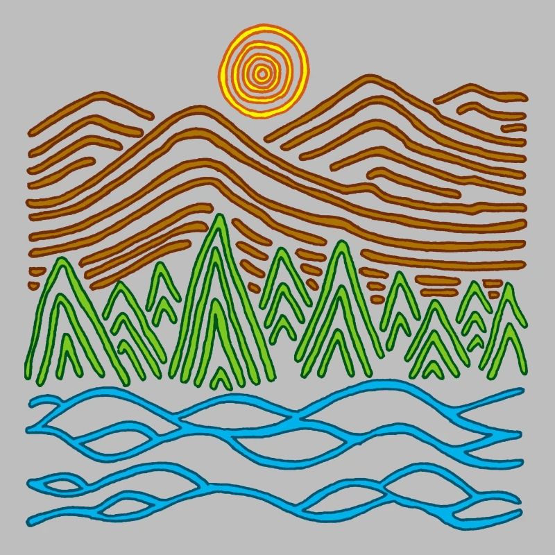 Seltsame Landschaft