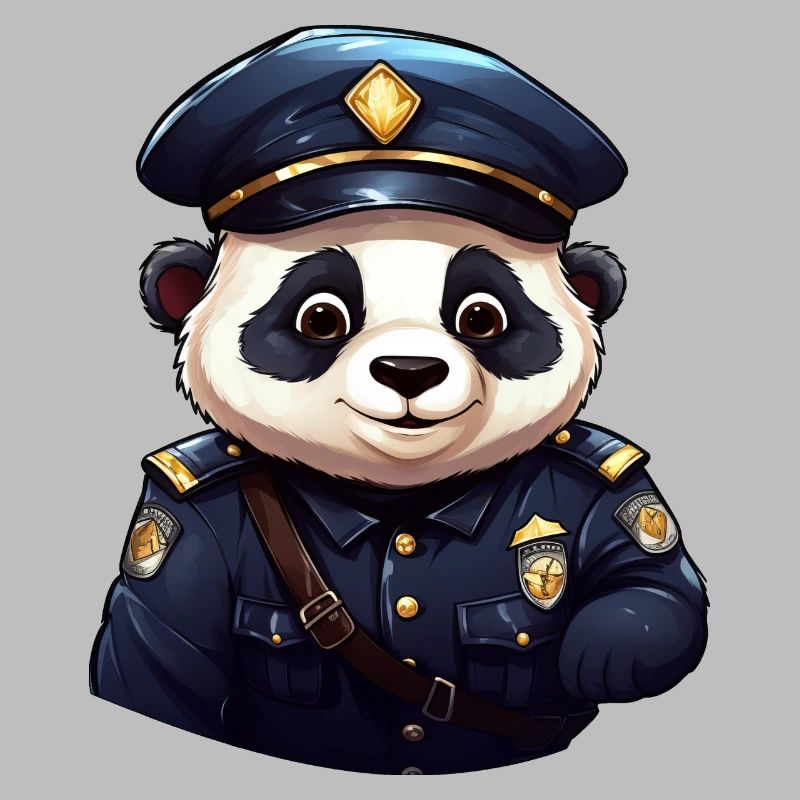 Policier panda