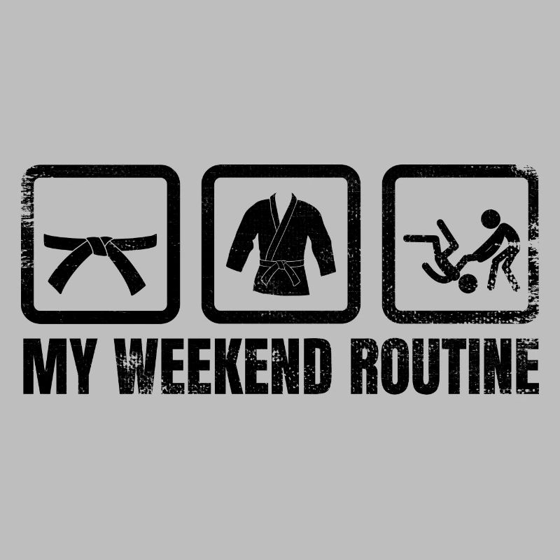 Judoka Wochenend Routine