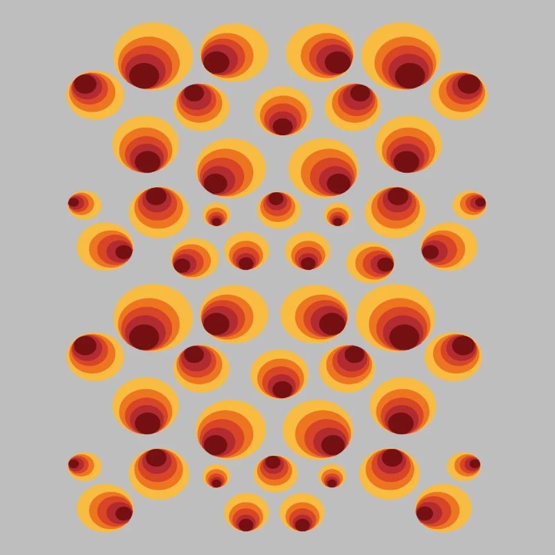 50 ' s 60 ' s Polka Dot Circle Style Pattern