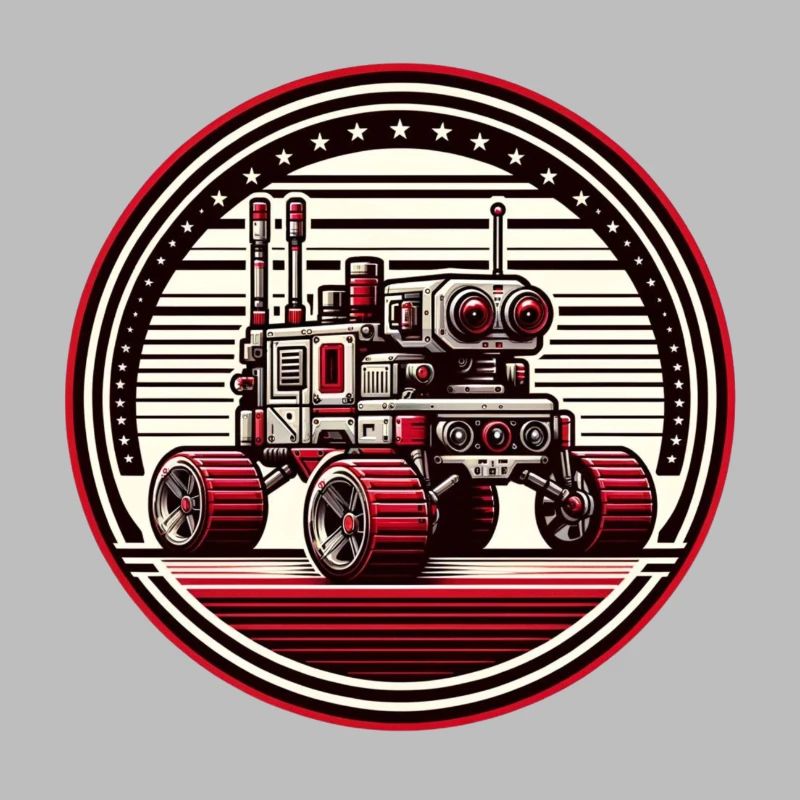 "Himmlischer Entdecker" - Space Rover Abzeichen