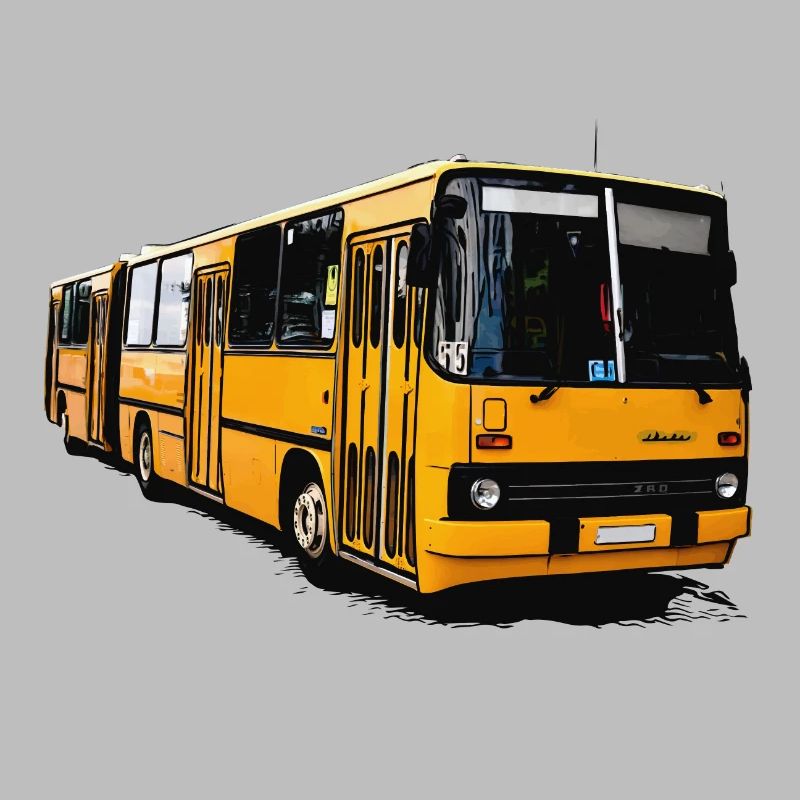 Bus Ikarus Z80 jaune