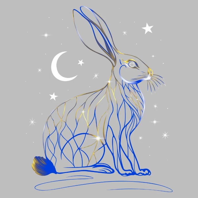 Lapin de Pâques Kintsugi Ostara Bunny