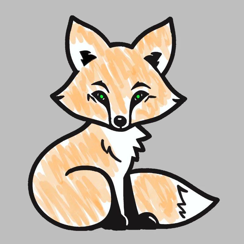 Red Fox (Black)