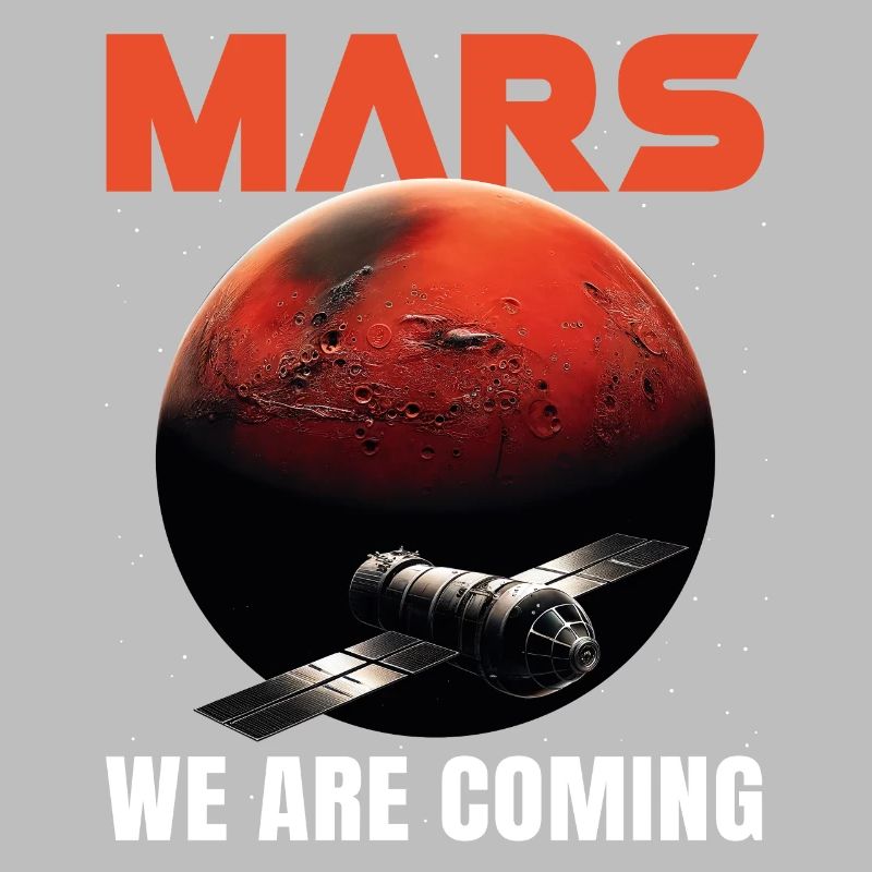 Mars Mission Planète rouge Vaisseau spatial spatial