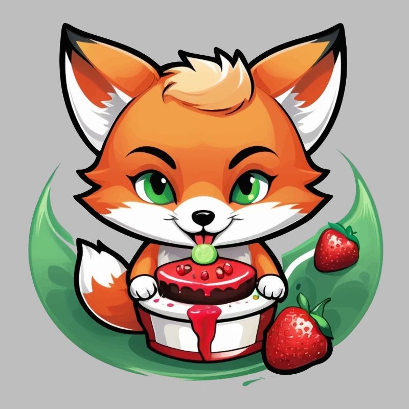 Foxy Strawberry Cake