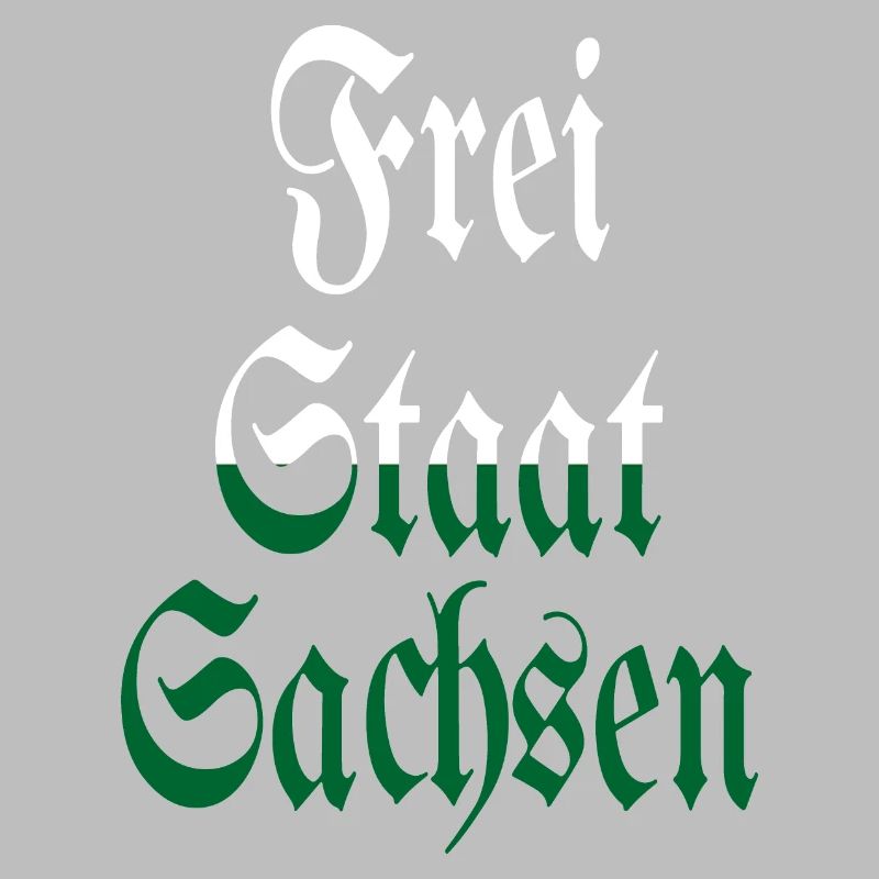 Land libre de Saxe blanc vert maison