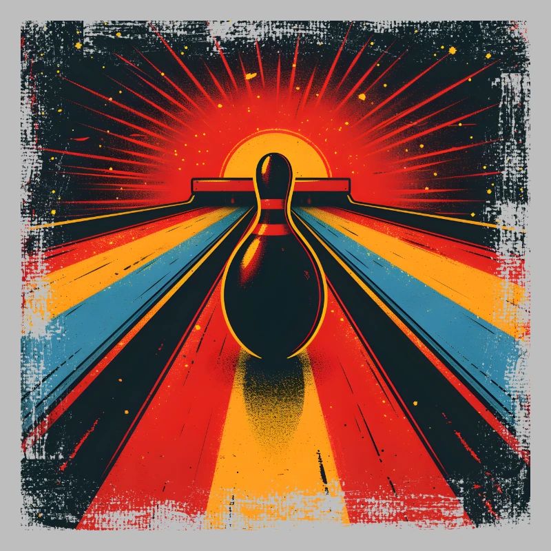 Bowling dans un style vintage