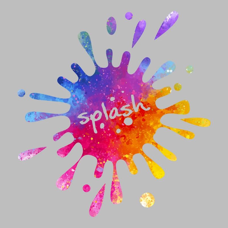 Splash - éclaboussure de couleur colorée