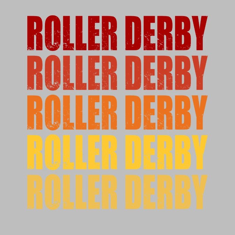 Roller Derby Rétro Vintage Graphique