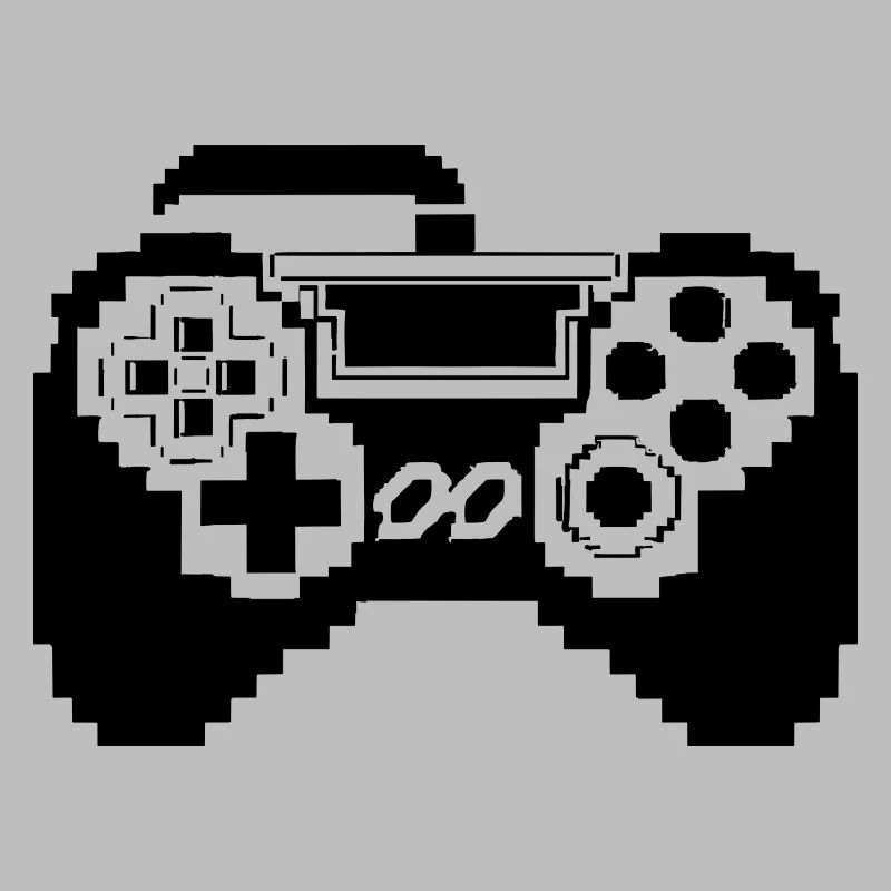 Graphismes pixel de la manette de jeu