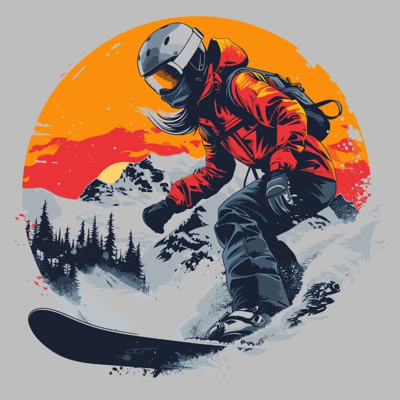 Graphique du snowboarder